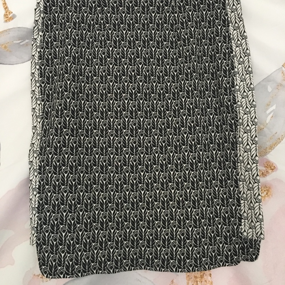 Black and white skirt